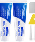 Drywall Repair Kit With Putty And Plaster Tape And Patches For Quick Crack And Nail Hole Fixes Includes tubes, scraper, sandpaper