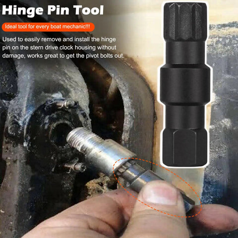 Hinge Pin Tool For Alpha One Gen II Bravo I II III Outdrives Replaces 91-78310 18-9861 in use on sterndrive