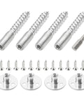Killer M8x50 Hanger Bolts With T-Nuts For Wood Furniture Joinery Featuring double headed screws, hardware components for furniture assembly.