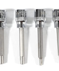 Hefty Clutch Head Bit Socket Set Designed For Crusty Old Chevy And Gm Rides Tough Steel Socket Wrenches For Figure 8 Screws Pack Of 4.