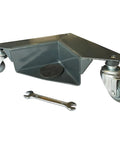 Heavy Duty Low Profile Desk Cabinet Corner Mover Dolly Set Of 4 Premium Quiet Pu Rollers With 1320 Lb Capacity Industrial Strength 3 Wheel Design for easy movement.