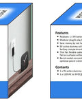 9V Battery Replacement Eliminator Kit For Smoke Detectors Fire Alarms Carbon Monoxide Detectors Bedside Radios Multimeters And Other Electronics No Fuss Plug And Play Power Solution With A 120V AC Wall Adapter And An Active Dummy Cell in product box
