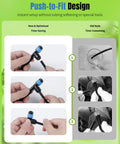 Push To Fit Drip Irrigation Emitters Pack Of 30 With Adjustable 360 Degree Water Flow For One Quarter Inch Tubing setup comparison