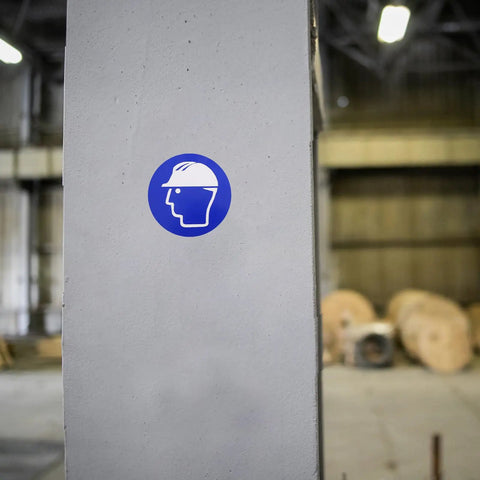 Hard Hat Safety Stickers For The Job Site Self Adhesive Warning Decals For Machinery And Construction Equipment 5 Sheets
