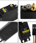 MG996R Metal Gear Digital Servo Motor 6 Pack High Speed Torque Servo components and connection details.