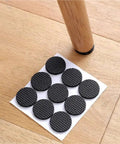 30 Pack Self Adhesive Felt Furniture Pads For Chair And Table Legs Noise Reduction Bumpers on hardwood floor