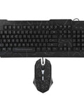 Top Tier Wired Gaming Mechanical Keyboard With Fire Rgb Backlit Lighting And Clutch Ergonomic Layout Featuring Beast Mode Anti Ghosting Plus Smooth Multimedia Keys For Pcs showing black cracked design keyboard and matching mouse.