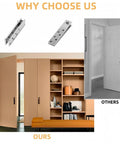 Invisible Pivot Hinge System With Door Ball Catch Hardware For Hidden Secret Doors, 360 Degree Rotating Design, stainless steel