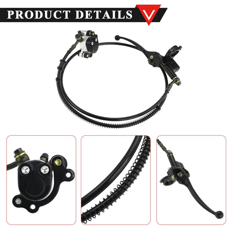 Hydraulic Brake Master Cylinder Caliper With Pad For Trail Mini Bike CT100U CC100X And Other Mini Bikes MBX10 MBX11 MM-B80 MM-B105