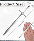 Sword Letter Opener With Ergonomic Handle And Precision Blade, Envelope Slitter for Fast Mail Opening, office and home desk tool