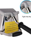 Cement Mortar Stucco Sprayer With Four Replaceable Spray Jets And Plaster Hopper For Easy Wall Painting, handle and hex nut detail