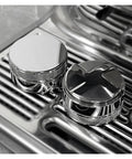 Prime Pick 58Mm Espresso Coffee Distributor And Adjustable Palm Tamper Stainless Steel Core With Cushioned Aluminum Grip on espresso machine.