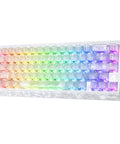 Top Shelf Compact Wired Gaming Keyboard With Hall Effect Magnetic Switches And 8Khz Polling Rate showing RGB illuminated keys in a compact design.