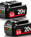 Heavy Duty 2 Pack 5000mAh 5.0Ah Replacement Battery Oem For Skil 20V Power Tools Lithium Ion with indicators
