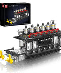 Aircraft Carrier Engine Building Set With Intelligent Chip Drive That Runs, Build Your Own STEM Engine Model, boxed kit display