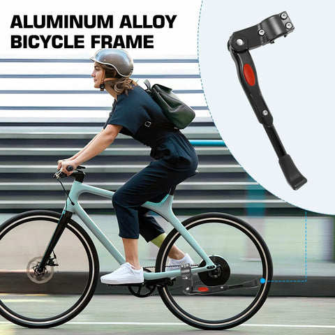 Universal Bike Stand With Kickstand For Adult And Kids Bikes Built To Last Easy Repair Adjustable Rear Side Aluminum Alloy Stand That Fits Mountain Road City And Commuter Bikes Stable And Garage Ready For Action