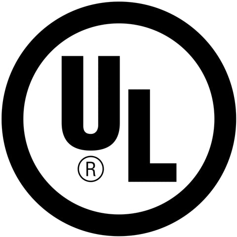 UL certification logo for Three Foot Two Prong AC Power Cord For Boombox 3 And Boombox 4 Portable Speakers Replacement Cable.