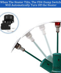 Patio Heater Replacement Parts Kit With Thermocouple And FD4 Dump Switch Safety Sensor demonstration image