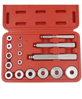 Cool Bearing Press Kit With 17 Durable Parts For Auto Pros To Fix Race And Seal Installers Fast Without Breakage For Family Cars Today red case with metal adapters