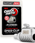 Quick Connect Tire Valve Chuck With RatchetSeal Technology for Tire Inflators, open type, chrome finish, packaging view