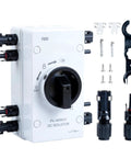 IP66 Waterproof Solar PV DC Quick Disconnect Switch 1000V 32A for Off Grid On Grid Systems with connectors and wrench