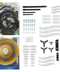 Heavy Duty Gear Puller Set With 2 3 Jaw Bearing Puller Kit Featuring Reversible Jaws For 3 4 6 8 Inch Hub Separator Using Hardcore Alloy Steel Build That Will Not Bend Under Pressure It Is A Badass Choice For Gearhead Crew Upgrade Garage Tools, bearing puller kit parts