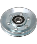 Heavy Duty 73x10mm Iron Cable Pulley With V Shape Wheel Bearing Idler Quiet Steel Load Bearing Up To 215KG for gym and garage
