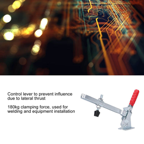 GH101 D15 180Kg Vertical Toggle Clamp For Woodworking And Welding Jigs Heavy Duty Iron Construction clamp with handle