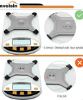 Pro Grade Digital Lab Scale 5000g Capacity And 0.01g Readability Analytical Balance for correct setup with leveling feet