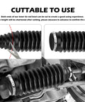 Inner Tie Rod Boot Kit With Boot Clamp Pliers For Steering Rack Boots Includes Ties And Clamps Cuttable Size Ranges From 0.39 To 1.77 Inches