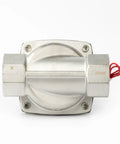 Top view of 2 Inch Stainless Steel Solenoid Valve 110V AC Workhorse Normally Closed Electric Valve With Viton Seal for industrial use