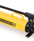 Steel Hand Pump With 4 Way Valve For Hydraulic Lifting And Pressing, Heavy Duty High Pressure Hand Pump For Double Acting Cylinders