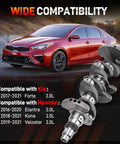 Engine Crankshaft And Connecting Rod Bearings Kit Fits 2.0L Kia Forte 2017-2021 And Hyundai Elantra 2016-2020 image