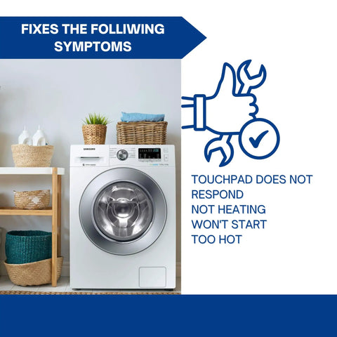 Dryer Thermal Fuse WP3392519 Universal Replacement resolves common dryer issues with easy installation shown.
