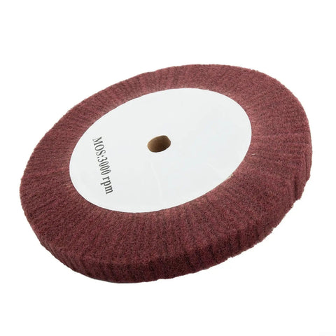 Top Tier Nylon Fiber Flap Polishing Wheel For Curves And Tight Spots Non Woven Abrasive Buffing Disc 250mm size for metal and wood surfaces.