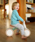 Toddler Balance Bike for 1 Year Old Baby Boys Girls First Birthday Gift No Pedal Closed Wheels, mini chopper style bike for toddlers.