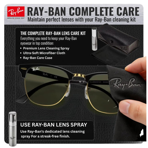 Square Shape Non-Polarized Sunglasses With G-15 Green Lens For Men And Women, Includes Official Eyewear Kit displayed with cleaning accessories