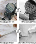 Comparison of Marble Peel And Stick Countertop Wallpaper 35.4 By 196.8 Inches Removable Gold White Matte Thick Shelf Liner thickness