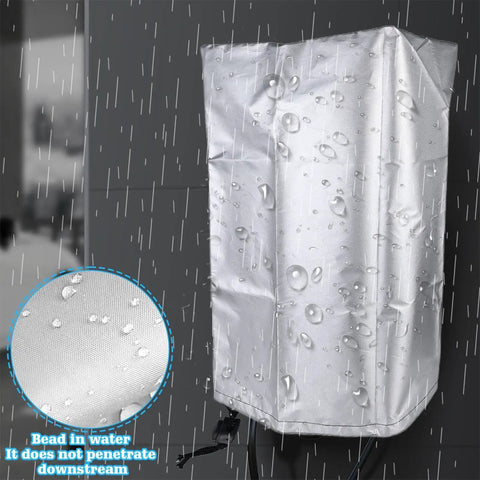 Heavy Duty EV Charger Station Cover Waterproof Rain Dust Proof Protective Enclosure For Outdoor Electric Vehicle Charging Piles in the rain.