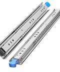 Heavy Duty 3 Fold Full Extension Drawer Slide With Lock Side Mount For Tool Cabinets And Workbenches Built Tough 20 Inch Steel Pair