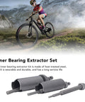 Inner Bearing Extractor Set Motorcycle Bearing Puller Sleeve Bearings 9mm To 23mm Steel Heat Treated for bike wheel disassembly