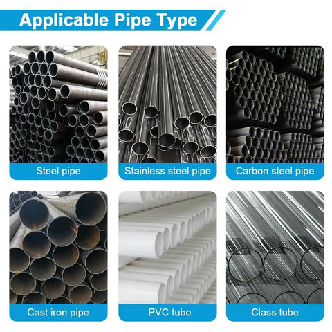 Various pipe types for Ultrasonic Flow Meter Clamp On Digital Liquid Flow Meter Wall Mounted With Medium Transducer