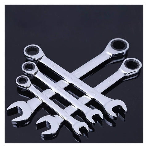 Ratchet Spanner Set 24mm Hand Tool For Car Repair Metric Wrench Kit With Easy Grip Compact Universal Torque Wrenches One Piece