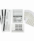 Complete Card Printer Maintenance Kit Compatible With Fargo HDP Models Featuring IPA Scrub Wipes Adhesive Cleaners And Foam Swabs To Keep Your Badge Rig Running Slick - includes cleaning cards and swabs.