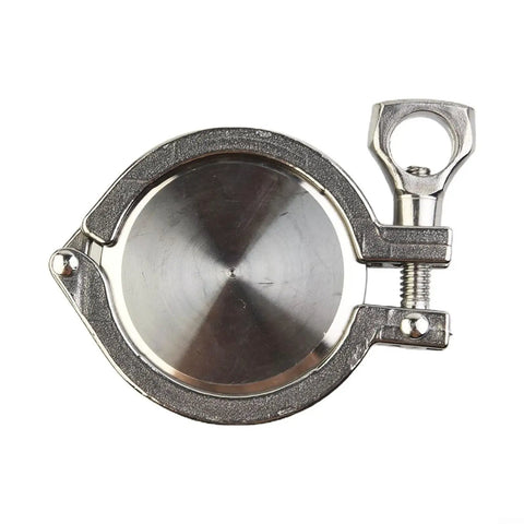 Premium 2 Inch Tri Clamp End Cap Kit Made From Durable SS304 Stainless Steel Includes Ferrule Weld Ring Gasket For Smooth Pipeline Systems Perfect For High Temp Fluids Up To 300 Degrees F, 2 inch SS304 tri clamp end cap with clamp and gasket