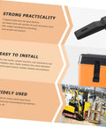 Image of Flexible Draw Latch Rubber Lock Kit with installation instructions and applications, showing latch with stainless hook.