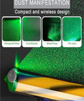 Universal USB Powered Vacuum Cleaner Display With Green Laser Indicators And Flexible Laser Components For Cleaning Machines Easy Plug In USB Setup And Stable Operation That Works With Most Vacs showing green dust tracking