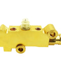 Dang Solid Brass PV4 Proportioning Valve Hardened Upgrade For Ford Chevy Mopar Classic Truck And Hotrod Disc Brake System side view.