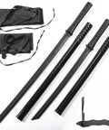 Polypropylene Katana Training Sword Set With Dope Display Stand Non Sharp Samurai Blade For Safe Practice Realistic Look