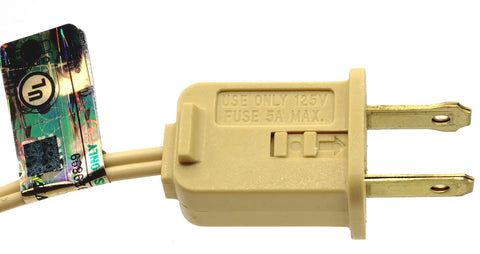Plug of Rustic Country Candle Lamp With Easy On Off Switch Plug In 5 Inch Size Metal Trim Realistic Silicone Bulb Ideal For Holidays